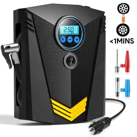 Qunler 445019761710 12v Portable Tire Inflator - Fast Air Compressor For Quick Inflation