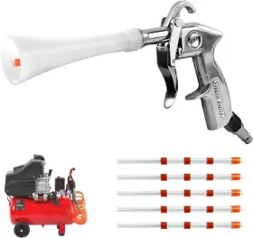 Qzqufj 313108664631 Air Compressor For Car Detailing Tool With 5 Hoses High Pressure
