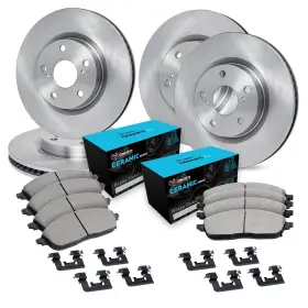 R1 Concepts Wfwh2-03089 Front And Rear Brake Kit For 2018-2020 Hyundai Elantra 2019-2024