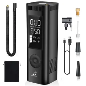 1689bl Rabbitxoco Tire Inflator Portable Air Compressor - 150psi 4x Faster Inflat