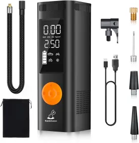 Rabbitxoco Rat-1689 Tire Inflator Portable Air Compressor - 150psi 4x Faster Inflat
