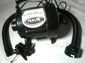 Hb199b Rave Sports High Speed Inflator/deflator 120v Used - Works Good -camping