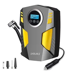 Reachs 793740663375 150 Psi Air Compressor Tire Inflator Fits Car Moto Bike Tires Pump Cordless