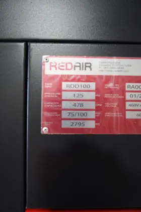 Rdd100 Redair Rotary Screw Air Compressor-redair Rdd Series