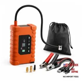 Revv Gear 199284791084 Portable Tire Inflator Cordless With Digital Pressure Gauge