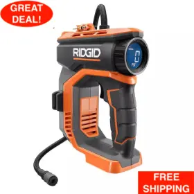 313257505 Ridgid 18v Cordless Digital Inflator Tool Only Car Tires Truck Rv