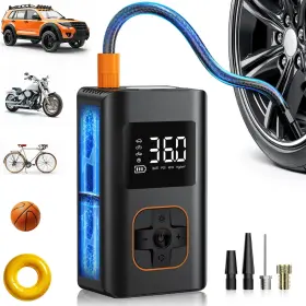 Ripom 766757409229 Tire Inflator Portable Air Compressor - 150 Psi Pump For Car Tir