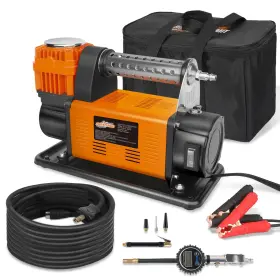 Road2summit Road2summit- Incomplete Air Compressor With Digital Pressure Gauge Tire Inflator Kit 12v Heavy Duty