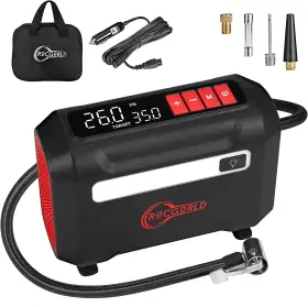 Rocgorld 744759217721 R8 Tire Inflator Portable Air Compressor Dc 12v