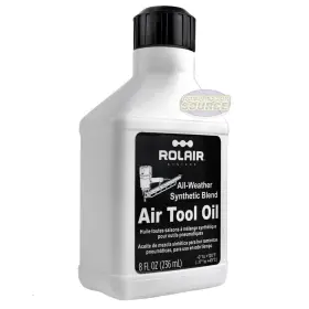Rolair 662865005776 Pneumatic Air Tool Oil Lube Lubricant 8 Oz Ounces Oiltool8