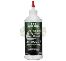 Rolair 662865009767 Pneumatic Air Tool Oil Lube Lubricant 16 Oz Ounces Oiltool16