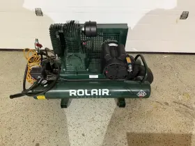 6820k17d Rolair Roll Air 2hp 9gal. Compressor Wheelbarrow 115vac Or 230vac