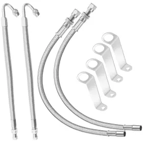 Aml1 Rolkely Double Tires Air Inflation Kit Tire Valve Extension Stem Extenders V