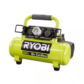 Ryobi 726084412279 18v One Cordless 1 Gal. Portable Horizontal Air Compressor With 120 Psi Maximum