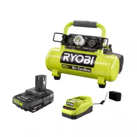 Ryobi 744110942507 One 18v Cordless 1 Gal. Portable Air Compressor And 2.0 Ah Compact Battery