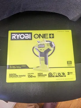 P737d Ryobi 76576 One High Pressure 18v Digital Inflator Cordless 150psi New