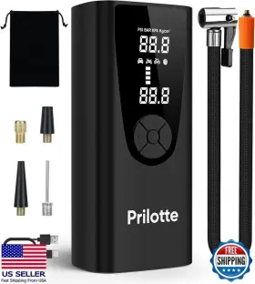 B0bwyh6c31 Ryobi Portable Tire Inflator 20000mah Air Compressor 150 Psi Cordless Pump With Light