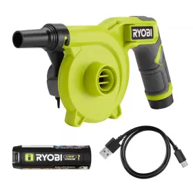 Ryobi Fvif61k Usb Lithium Cordless High Volume Inflator Kit With Charging Cable