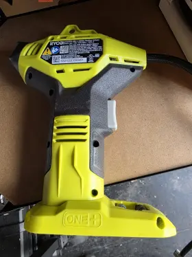 Ryobi P737dn Portable Power Inflator 150 Psi Yellow Black Cordless Tool