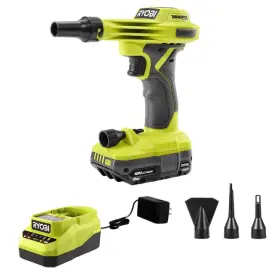 Pcl016k1 Ryobi One 18v High Volume Inflator Kit With 2.0ah Battery And Charger