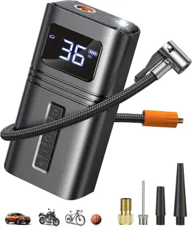 Ryseab 741802700926 Tire Inflator Portable Air Compressor For Car Cordless And Strong Power