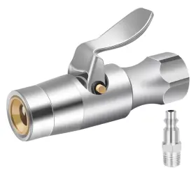 Gl-1922b Safelife Locking Air Chuck Heavy Duty Two Steel Jaws Lock On For Any Schrad