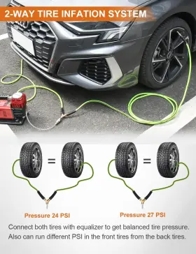 Pj-0401-2500-1918 Safelife 2 Tire Inflation Deflation System Rapid Air Up Down Hose-inflate Or D Pj-0401-2500-1918 Safelife 2 Tire Inflation Deflation System Rapid Air Up Down Hose-inflate Or D