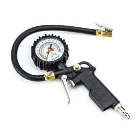 St98100u Sata 891645136123 Tire Inflator With Pressure Gauge -