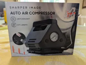 Sharper Image 843479127492 Auto Air Compressor Car Bike Tires Balls 12v Dc Plug In 120psi