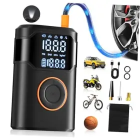 Shenzhen Hongtu Yangzhan Communication Co. Ltd. 773542044749 Tire Inflator Portable Air Compressor 150psi Cordless Pump Black