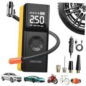 Ps-217 Shenzhen Pusiou Technology Co. Ltd Tire Inflator Portable Air Compressor Cordless Bike Pump With Digital Black
