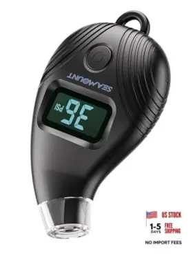 Shenzhen Wethrive Technology Co. Ltd 759357520531 Seamount Talking Tire Pressure Gauge - Digital Air With Voice Broadcast