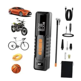 P108 Shenzhenjuruiyingtechnologyco. Ltd Tire Inflator Portable Air Compressor 150 Psi Pump For Car Tires 6000mah