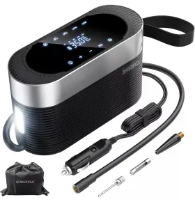 Tp03 Shockflo New Tire Inflator Portable Air Compressor 12v Dc Ultra Fast Pump