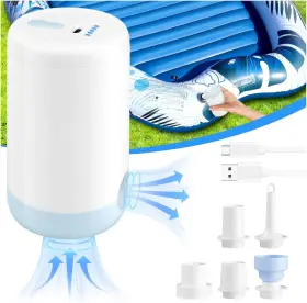 Sinbyuer 445011397399 Portable Mini Air Pump For Inflatables Usb-c Electric Inflator Pum