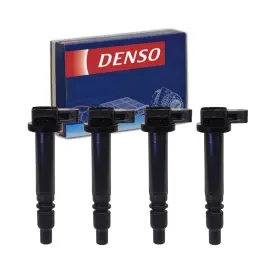 4056511486 Sixity Auto 4 Pc Denso Direct Ignition Coils Compatible With Toyota Tacoma 2.4l 2.7l L4 2