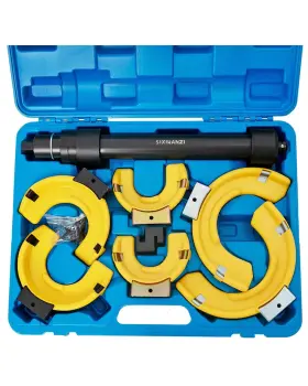 Sixiwanzi Xy0022 Heavy Duty Spring Compressor Tool 65-212 Mm Adjustable Yokes