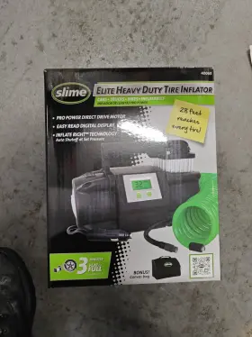 40063 Slime Elite Heavy Duty Tire Inflator Bikes Atvs Automobile Trucks New #40063
