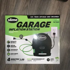 40069 Slime Garage Inflation Station Pro Series 25 Ft Hose 120v New 0816