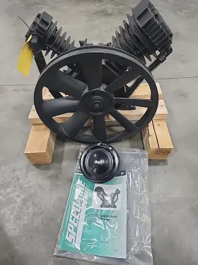 40kh93 Speedaire - Air Compressor Pump 4 Hp 5 2 Stage 16 Oz Oil Capacity