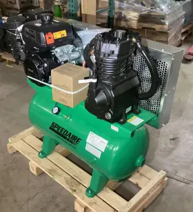 5f564 Speedaire Stationary Air Compressor 2 Stage 14 Hp Engine Kohler 24 Cfm 30g