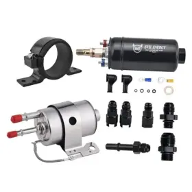 Speedwow Tuning Ev23-00113bk-000-l 58 Psi Fuel Filter Regulator Fit For Ls Swap Efi Conversion With External