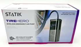 Pup-0590 Statik Tire Hero Wireless Portable Emergency Air Pump Inflator - New