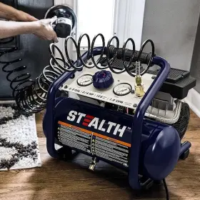 3301881 Stealth Air Compressor 2 Gal 3/4hp 125 Max Psi 1.8cfm Excellent Ships Fast