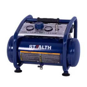 Saq-1301 Stealth 3 Gal. 150 Psi Portable Electric Quiet Air Compressor