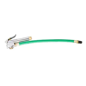 75052 Steelman Straight Chuck Tire Inflator With Built-in Gauge And Green 12-