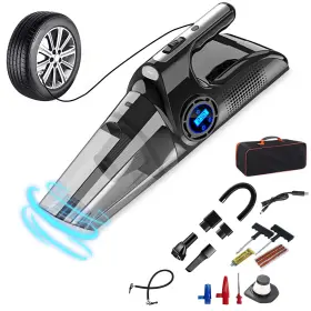 Store 744110521016 Portable Car Vacuum Cleaner Usb Charging Wireless Handheld Tire Inflator Air Co