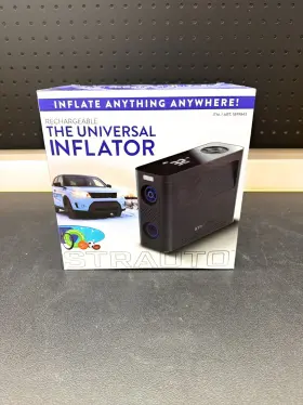Strauto 030878856300 Rechargeable 120psi Universal Inflator With Power Bank