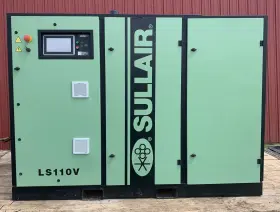 Ls11009v Sullair 2019 Ls110v 150 Hp Air Compressor 700 Cfm 460 Volt Airlinx