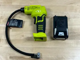 24v-ajc-max Sun Joe Cordless Portable Air Compressor Kit - No Charger Works